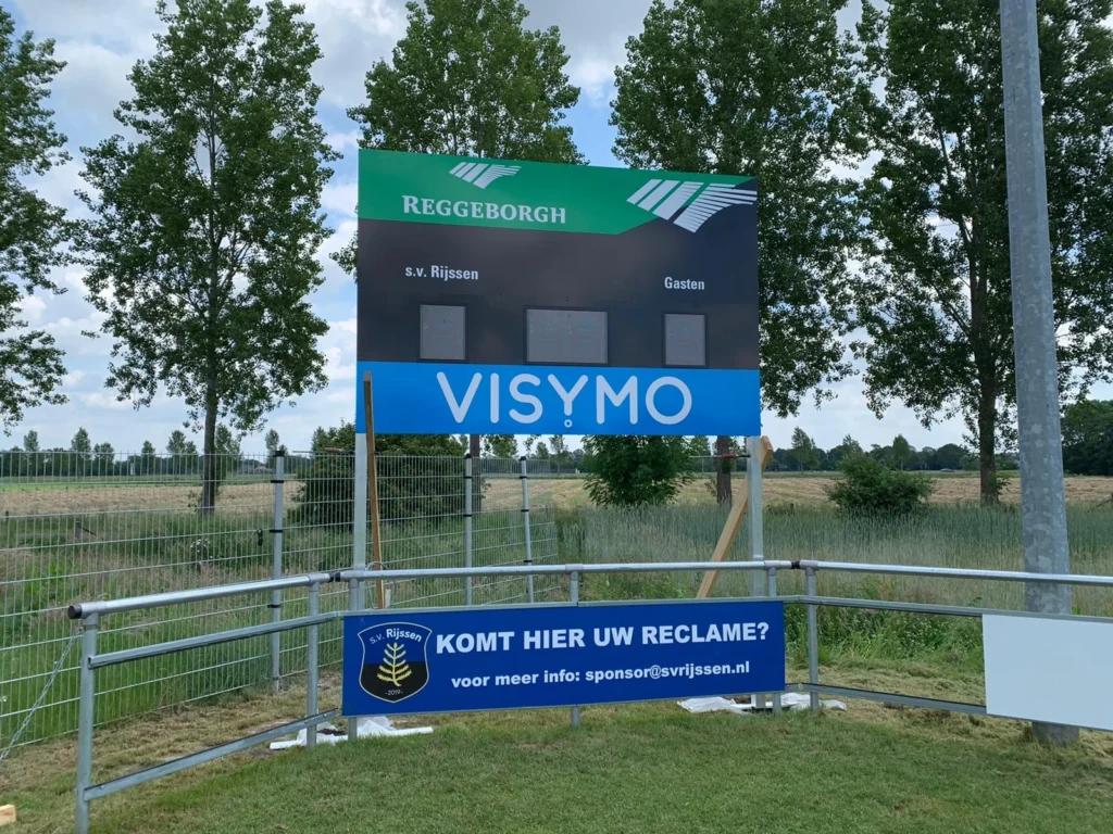 Scorebord met reclame SV Rijssen