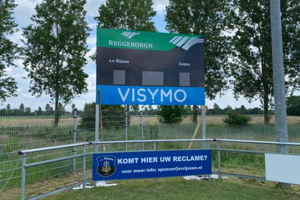 Scorebord met reclame SV Rijssen
